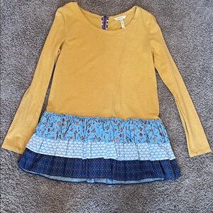 Matilda Jane Yellow Top Womens XS tunic